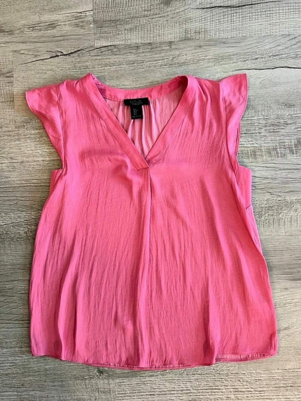 Rachel Roy Pink V-Neck Blouse